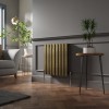 Lulea Black Gold Horizontal Column Coloured Radiator - Choice of Size