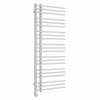 Kristiansund Round 1250 x 500mm Chrome Thermostatic Touch Control Wifi Electric Heated Towel Rail