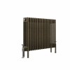 Bern 600 x 830mm Traditional Black Gold Horizontal Four Column Radiator