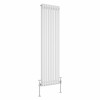 Bern 1500 x 470mm White Double Vertical Column Radiator