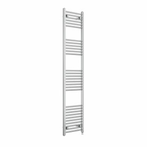 Bergen 1800 x 400mm Straight Chrome Prefilled Electric Heated Towel Rail