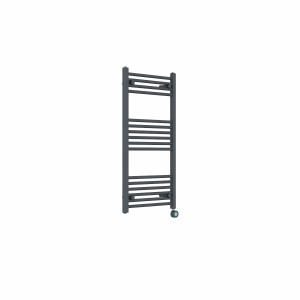Bergen 1000 x 500mm Straight Anthracite Thermostatic Touch Control Wifi Electric Heated Towel Rail