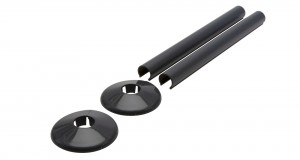 Talon Snappit Radiator Pipe Covers & Collars 200mm - Anthracite Grey