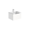 Reid 600mm LED Vanity Unit & Smooth White Basin - Matt White