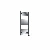 Bergen 1000 x 500mm Straight Anthracite Thermostatic Touch Control Electric Heated Towel Rail