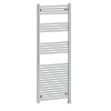 Bergen 1600 x 600mm Straight Chrome Thermostatic Electric Heated Towel Rail