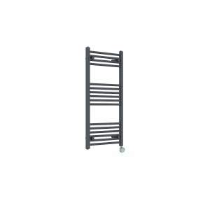 Bergen 1000 x 500mm Straight Anthracite Thermostatic Touch Control Wifi Electric Heated Towel Rail