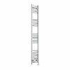 Bergen 1800 x 300mm Straight Chrome Thermostatic Touch Control Electric Heated Towel Rail