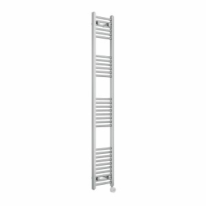 Bergen 1800 x 300mm Straight Chrome Thermostatic Touch Control Electric Heated Towel Rail