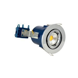 Forum Yate - Adjustable Fire Rated Downlight - Chrome
