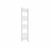 Bergen 1400 x 400mm Straight White Thermostatic Touch Control Electric Heated Towel Rail