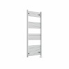 Bergen 1400 x 600mm Straight Chrome Thermostatic Wifi Control Electric Heated Towel Rail