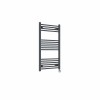 Bergen 1000 x 600mm Straight Anthracite Thermostatic Touch Control Electric Heated Towel Rail