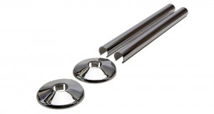 Talon Snappit Radiator Pipe Covers & Collars 200mm - Chrome