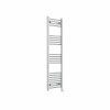 Bergen 1400 x 400mm Straight Chrome Thermostatic Touch Control Wifi Electric Heated Towel Rail