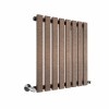 Lulea Black Copper Horizontal Column Coloured Radiator - Choice of Size