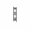 Bergen 1000 x 300mm Straight Anthracite Thermostatic Touch Control Electric Heated Towel Rail