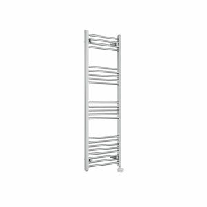 Bergen 1400 x 500mm Straight Chrome Thermostatic Touch Control Electric Heated Towel Rail