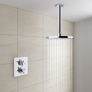 Hartwell Thermostatic Concealed Shower Valve with Round Ceiling Head