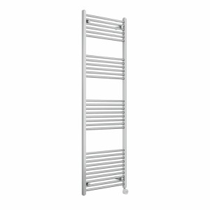 Bergen 1800 x 600mm Straight Chrome Thermostatic Touch Control Electric Heated Towel Rail