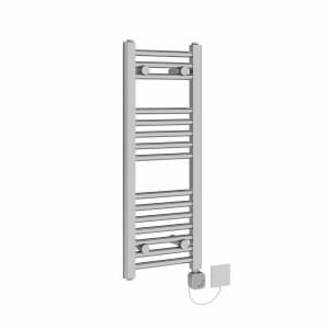 Bergen 800 x 300mm Straight Chrome HEC Thermostatic Electric Heated Towel Rail
