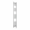 Bergen 1800 x 300mm Straight Chrome Thermostatic Wifi Control Electric Heated Towel Rail