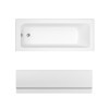 Sawley 1700 x 750mm Straight Bath Single Ended with Front Panel