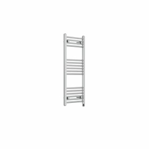 Bergen 1000 x 400mm Straight Chrome Prefilled Electric Heated Towel Rail