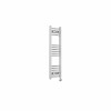 Fjord 1000 x 300mm Curved Chrome Thermostatic Touch Control Electric Heated Towel Rail