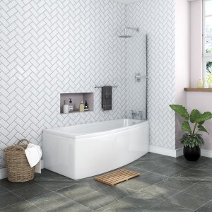 Yang Luxury Space Saver 1695 x 695mm Right Hand Bath