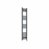 Fjord 1400 x 300mm Curved Anthracite Thermostatic Touch Control Wifi Electric Heated Towel Rail