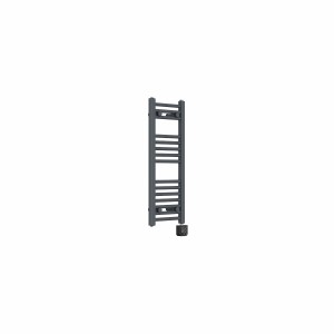 Bergen 800 x 300mm Straight Anthracite Thermostatic Touch Control Electric Heated Towel Rail