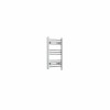 Bergen 600 x 400mm Straight Chrome Prefilled Electric Heated Towel Rail