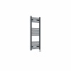 Bergen 1000 x 400mm Straight Anthracite Thermostatic Touch Control Electric Heated Towel Rail