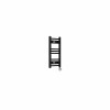 Fjord 600 x 300mm Curved Black Thermostatic Touch Control Electric Heated Towel Rail