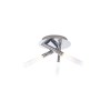 Forum Crux - 3 Lamp Bathroom ceiling Lights IP44 - Chrome