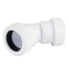 Plastic Compression 32mm 45 Degree Bend White