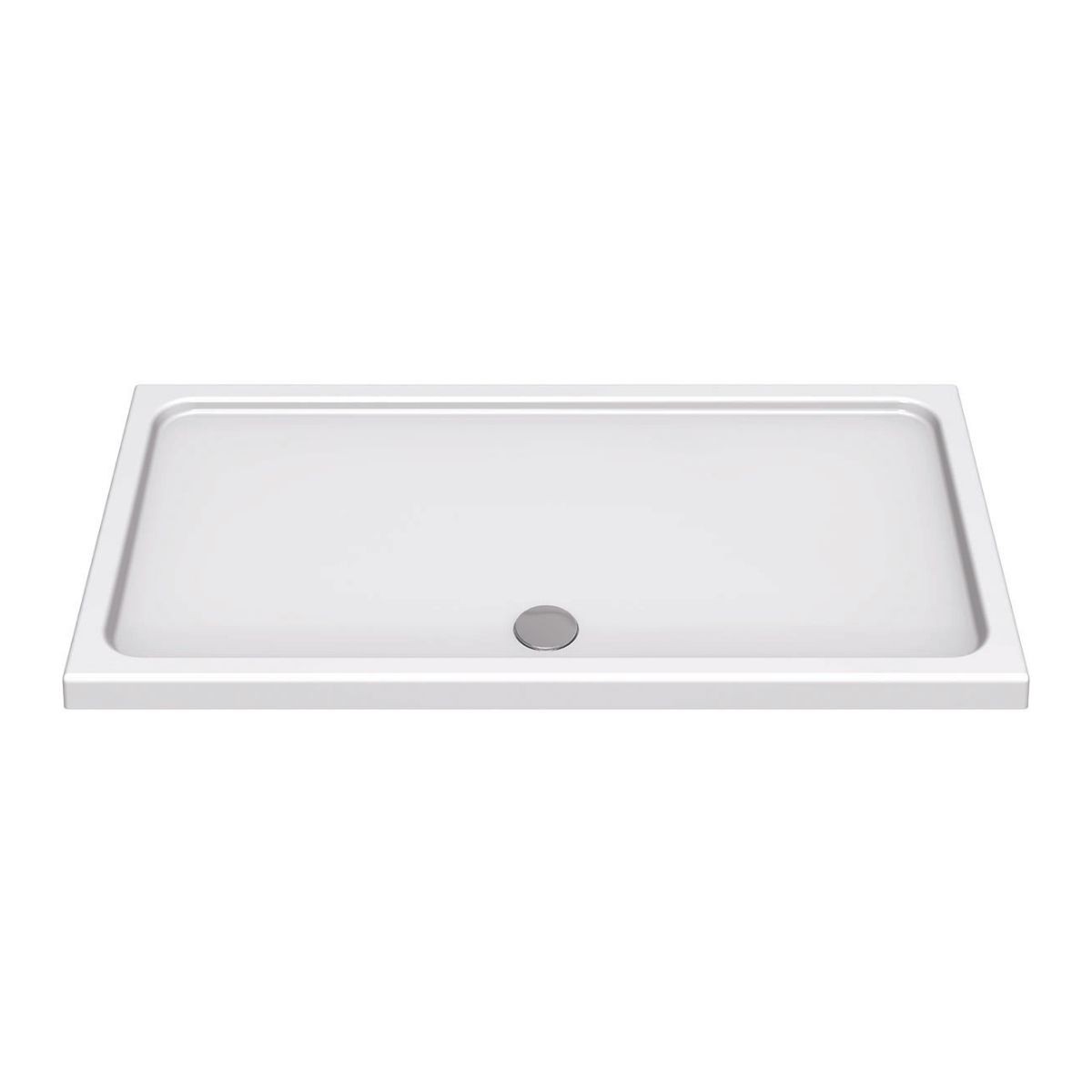 KStone - Anti-Slip 1200 x 900mm Rectangular Shower Tray - White - KS12090SR