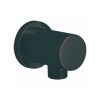 Thurso Round Outlet Elbow Matt Black