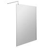 Kent - 1400mm Wetroom Screen - Chrome