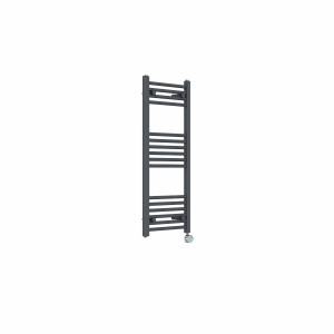 Bergen 1000 x 400mm Straight Anthracite Thermostatic Touch Control Wifi Electric Heated Towel Rail