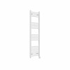 Bergen 1400 x 400mm Straight White Thermostatic Touch Control Wifi Electric Heated Towel Rail
