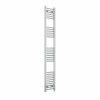 Bergen 1800 x 300mm Straight Chrome Prefilled Electric Heated Towel Rail