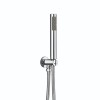 Thurso Round Shower Outlet, Hose & Head Chrome