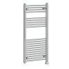 Bergen 1100 x 500mm Straight Chrome Thermostatic Electric Heated Towel Rail