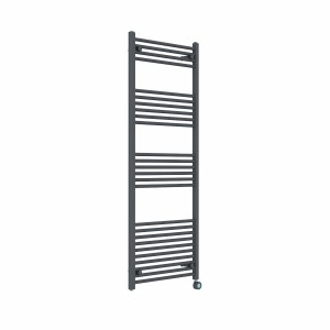 Bergen 1600 x 600mm Straight Anthracite Thermostatic Touch Control Wifi Electric Heated Towel Rail