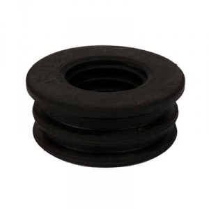 SOIL PUSH FIT 63MM X 40MM RUBBER BOSS BLACK