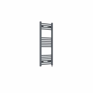 Fjord 1000 x 400mm Curved Anthracite Prefilled Electric Heated Towel Rail