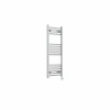 Bergen 1000 x 400mm Straight Chrome Thermostatic Touch Control Electric Heated Towel Rail