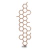 Terma Hex Designer Radiator 1700x573mm Bright Copper